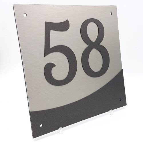 Plaque en Métal Enseigne Numéro de Maison Chiffre avec Vis de Montage  Bricolage 1 3, 2pcs - Cdiscount Maison