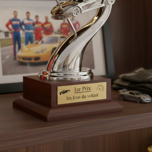 Plaque de trophée en aluminium sur mesure